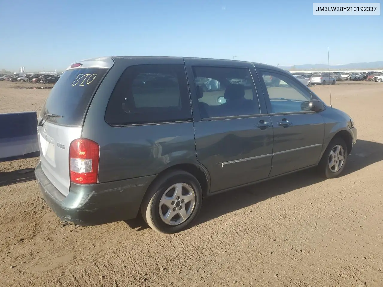 2001 Mazda Mpv Wagon VIN: JM3LW28Y210192337 Lot: 52919615