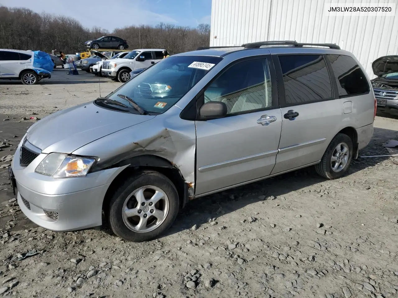 2002 Mazda Mpv Wagon VIN: JM3LW28A520307520 Lot: 44995145