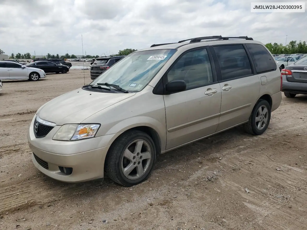 2002 Mazda Mpv Wagon VIN: JM3LW28J420300395 Lot: 53909045