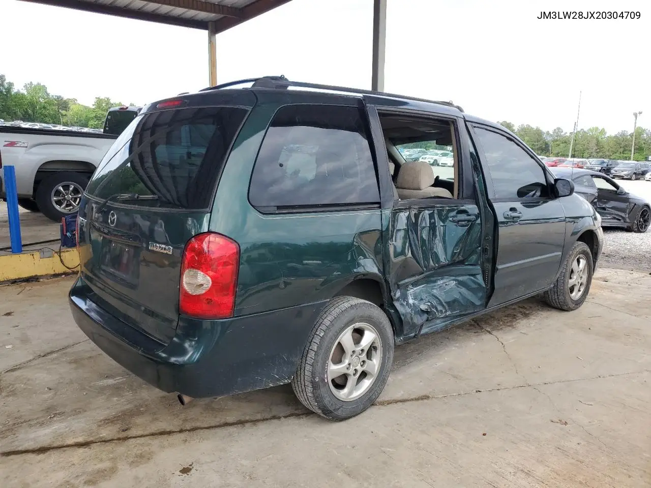 2002 Mazda Mpv Wagon VIN: JM3LW28JX20304709 Lot: 56296775