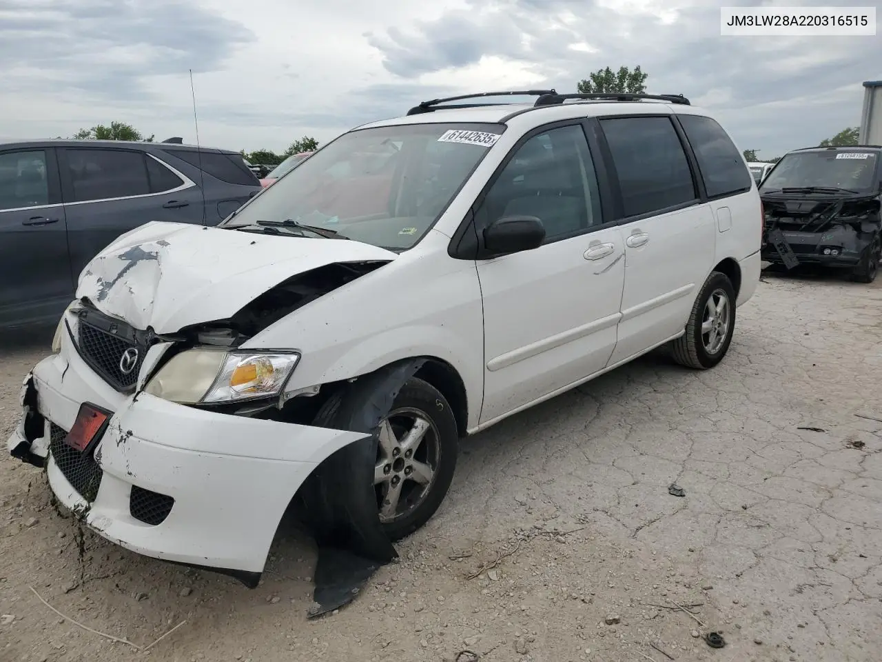 2002 Mazda Mpv Wagon VIN: JM3LW28A220316515 Lot: 61442635