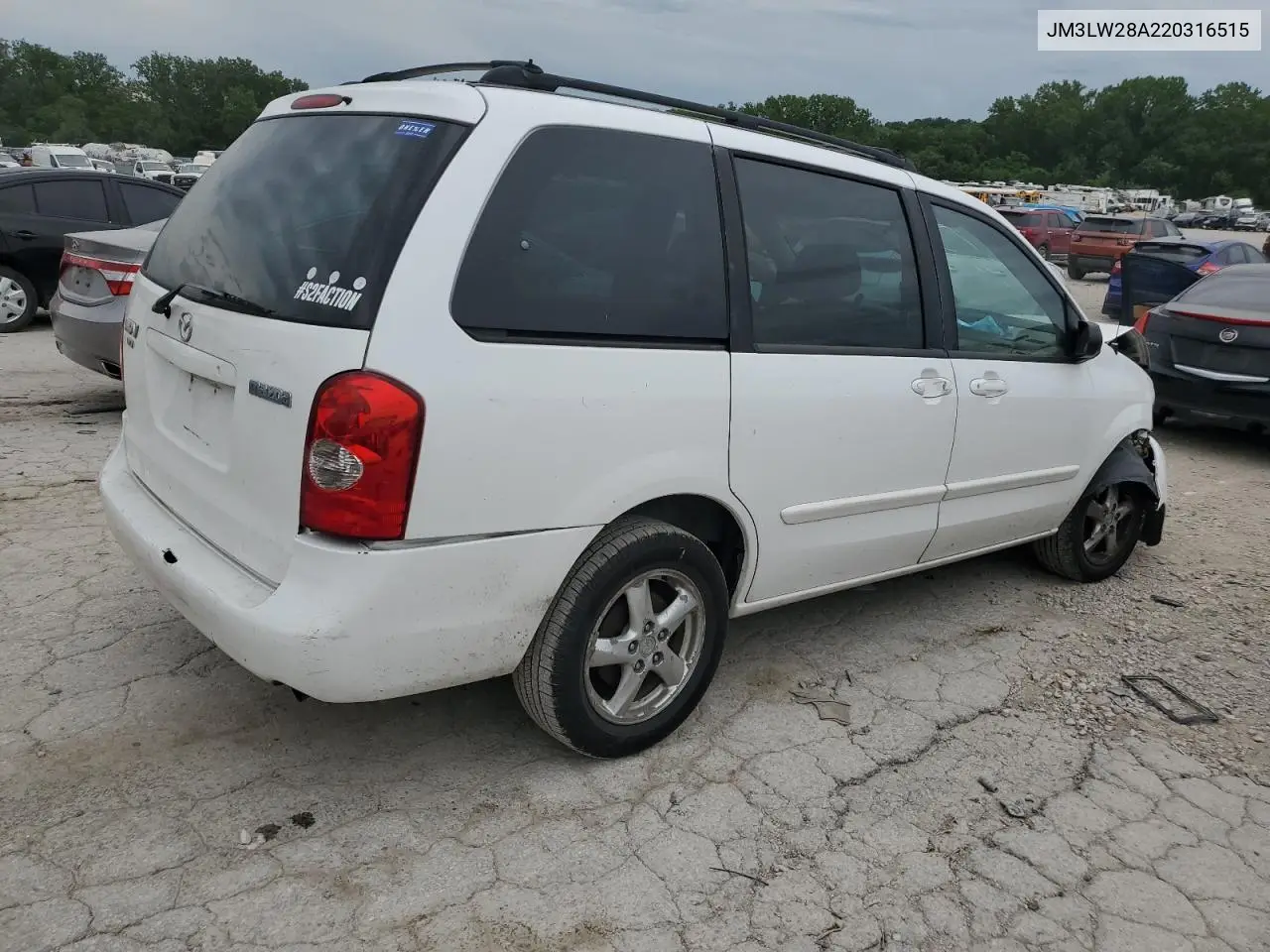 2002 Mazda Mpv Wagon VIN: JM3LW28A220316515 Lot: 61442635