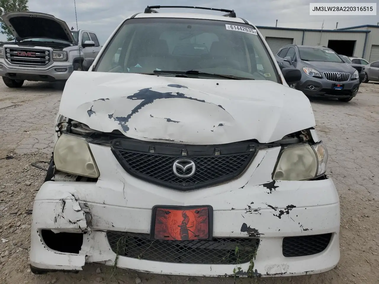 2002 Mazda Mpv Wagon VIN: JM3LW28A220316515 Lot: 61442635
