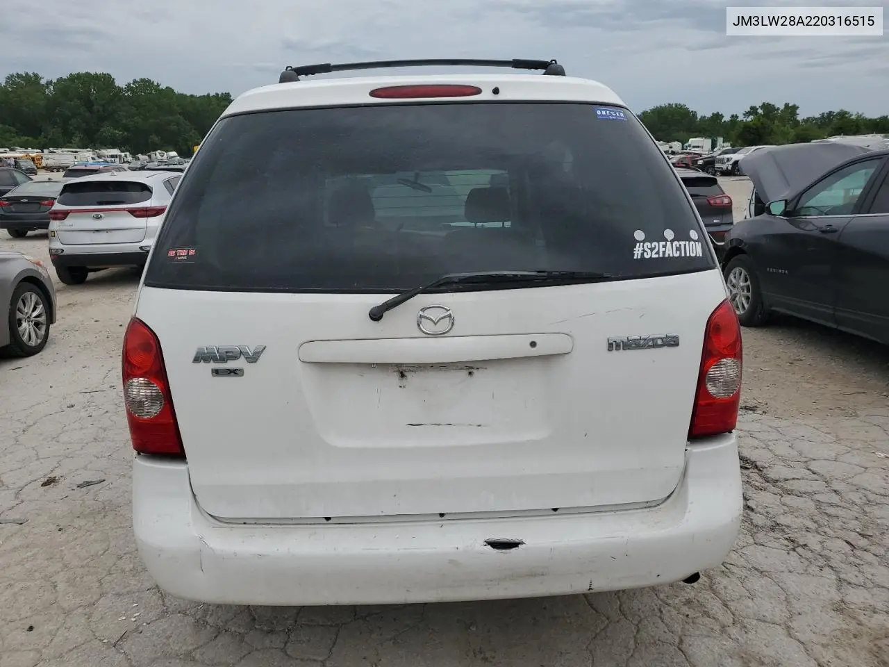2002 Mazda Mpv Wagon VIN: JM3LW28A220316515 Lot: 61442635