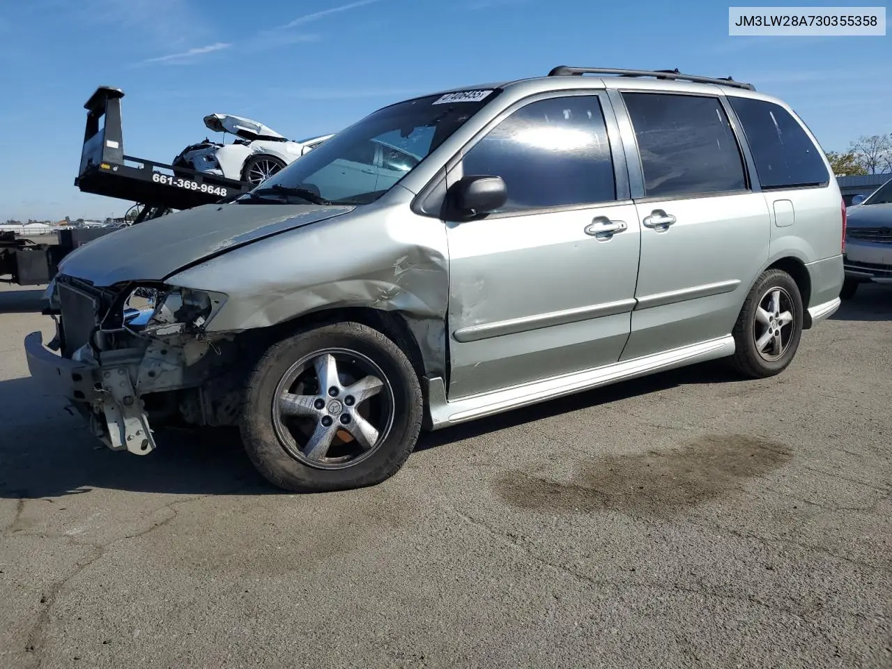2003 Mazda Mpv Wagon VIN: JM3LW28A730355358 Lot: 47406455