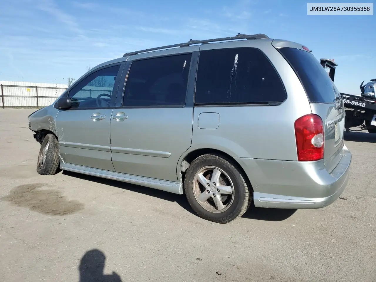 2003 Mazda Mpv Wagon VIN: JM3LW28A730355358 Lot: 47406455