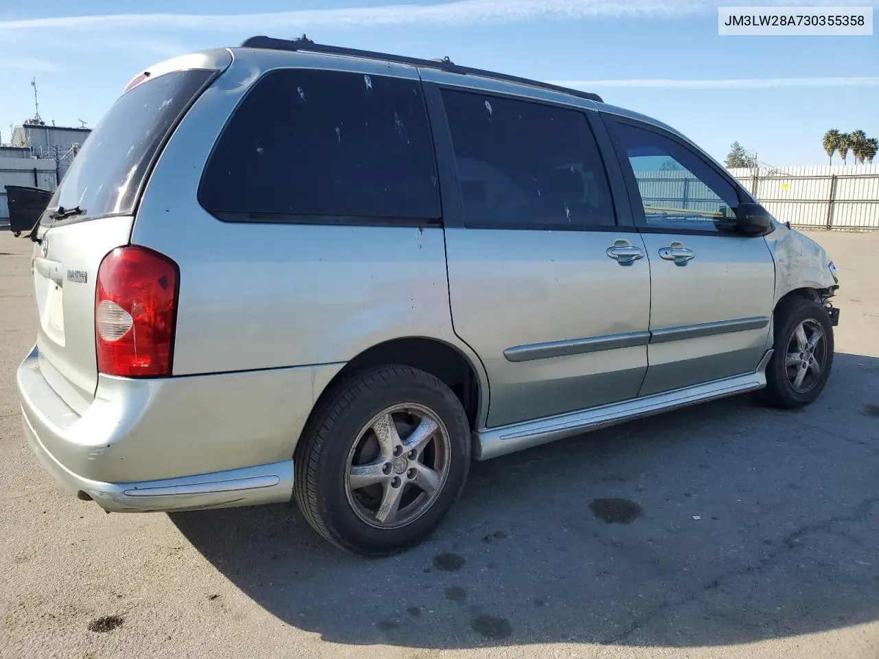 2003 Mazda Mpv Wagon VIN: JM3LW28A730355358 Lot: 47406455