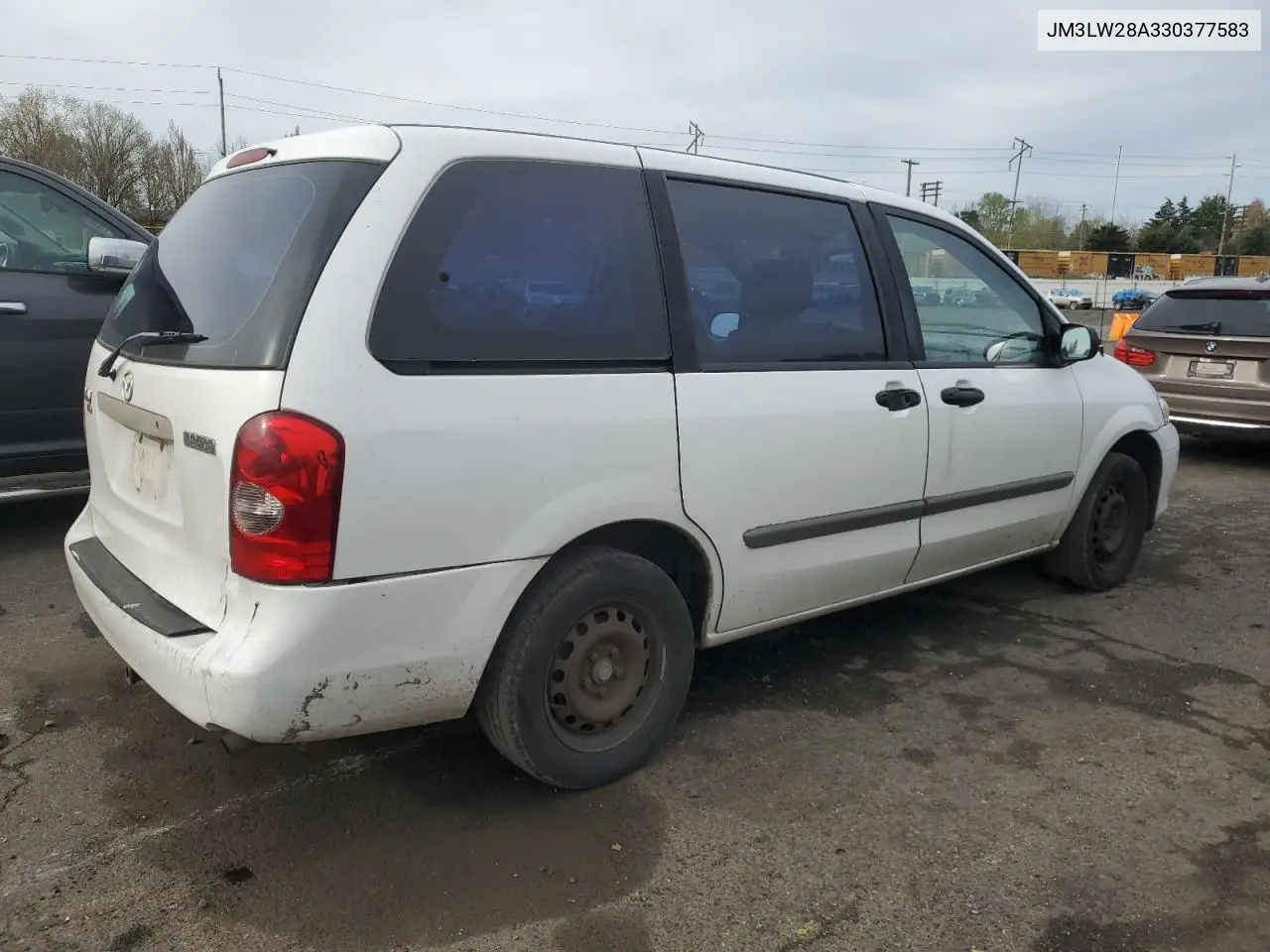 2003 Mazda Mpv Wagon VIN: JM3LW28A330377583 Lot: 51981375