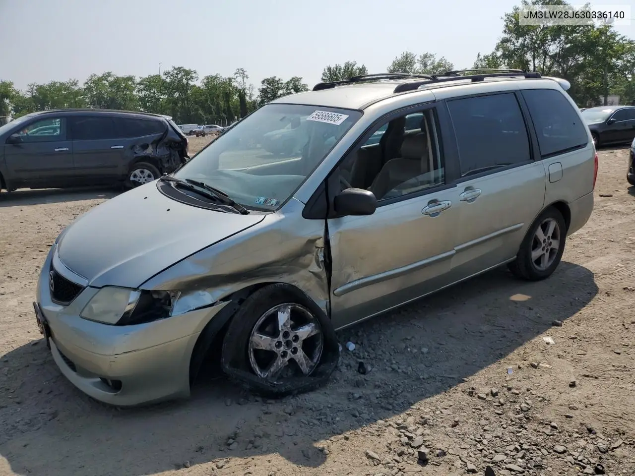 2003 Mazda Mpv Wagon VIN: JM3LW28J630336140 Lot: 59586605