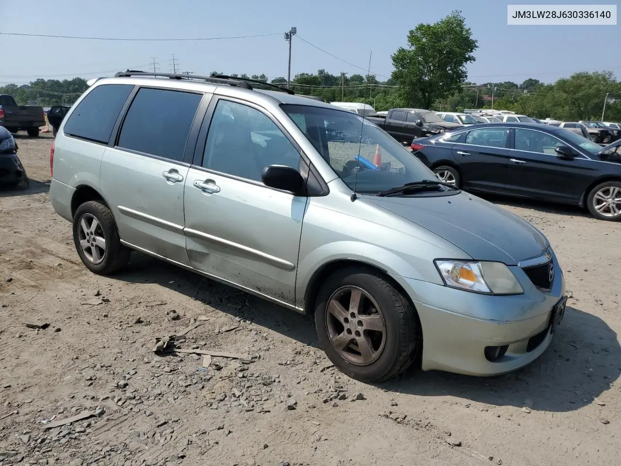 2003 Mazda Mpv Wagon VIN: JM3LW28J630336140 Lot: 59586605