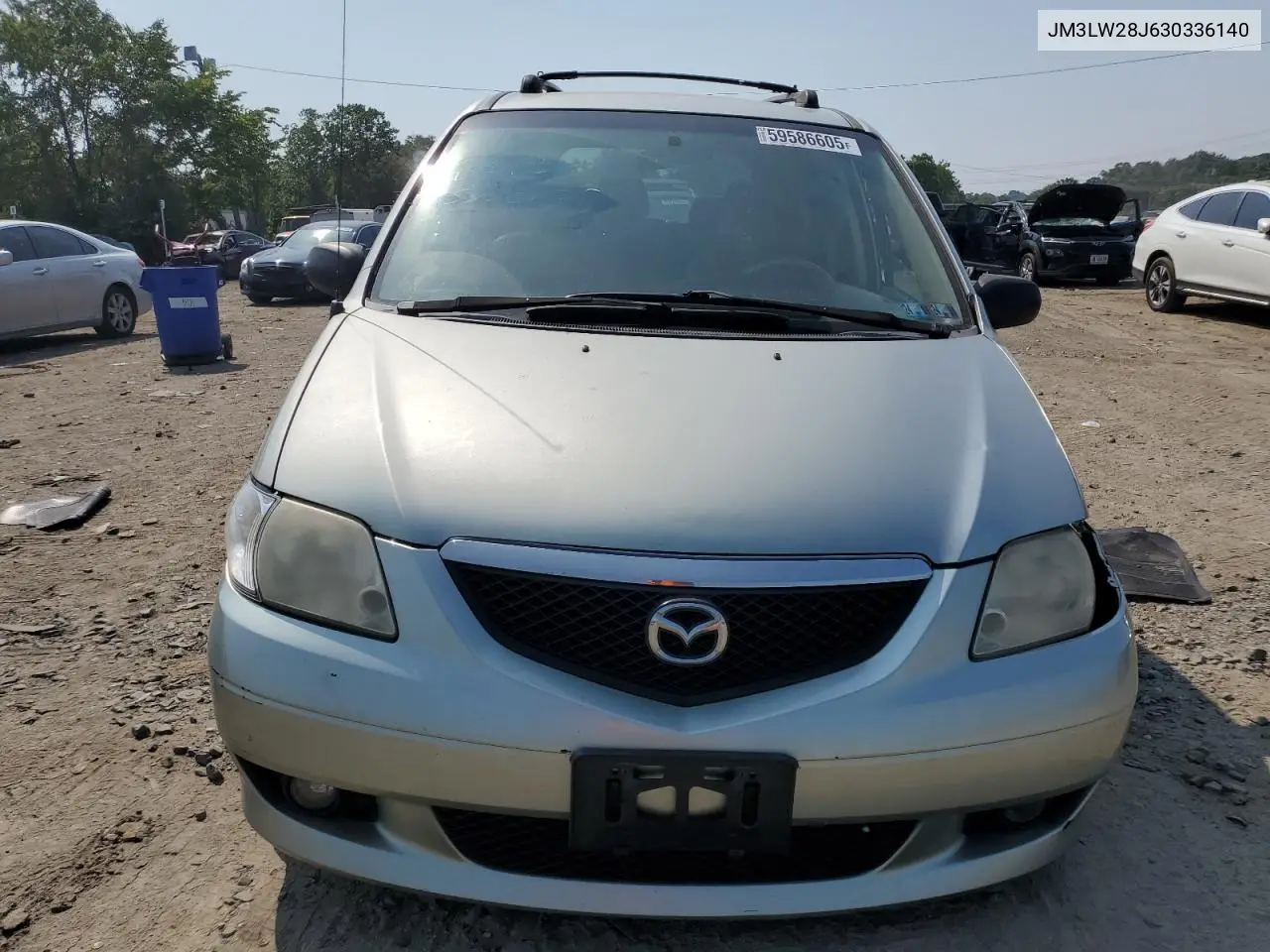 2003 Mazda Mpv Wagon VIN: JM3LW28J630336140 Lot: 59586605