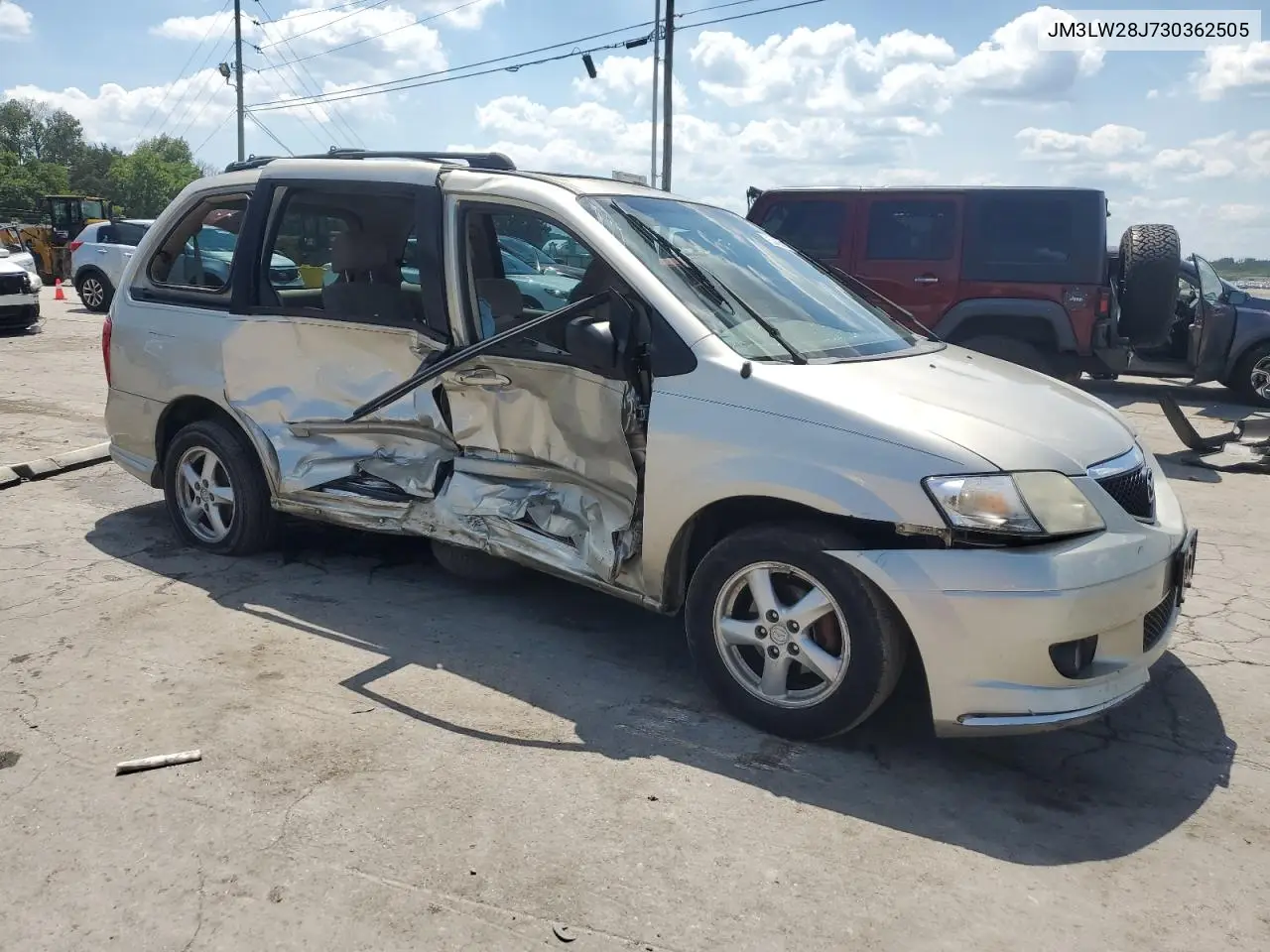 2003 Mazda Mpv Wagon VIN: JM3LW28J730362505 Lot: 63465195