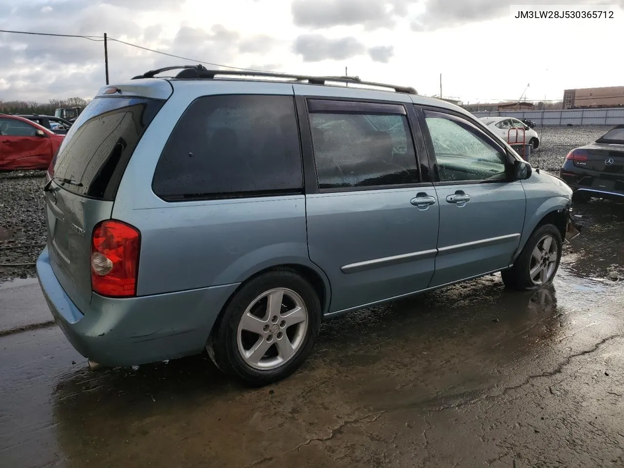 2003 Mazda Mpv Wagon VIN: JM3LW28J530365712 Lot: 79964734