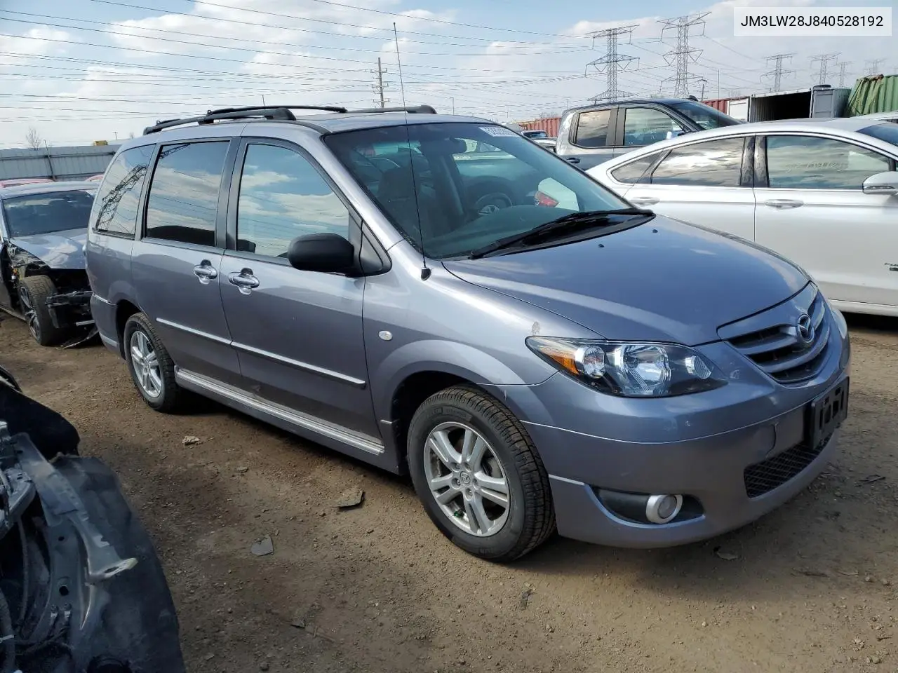 2004 Mazda Mpv Wagon VIN: JM3LW28J840528192 Lot: 52624565