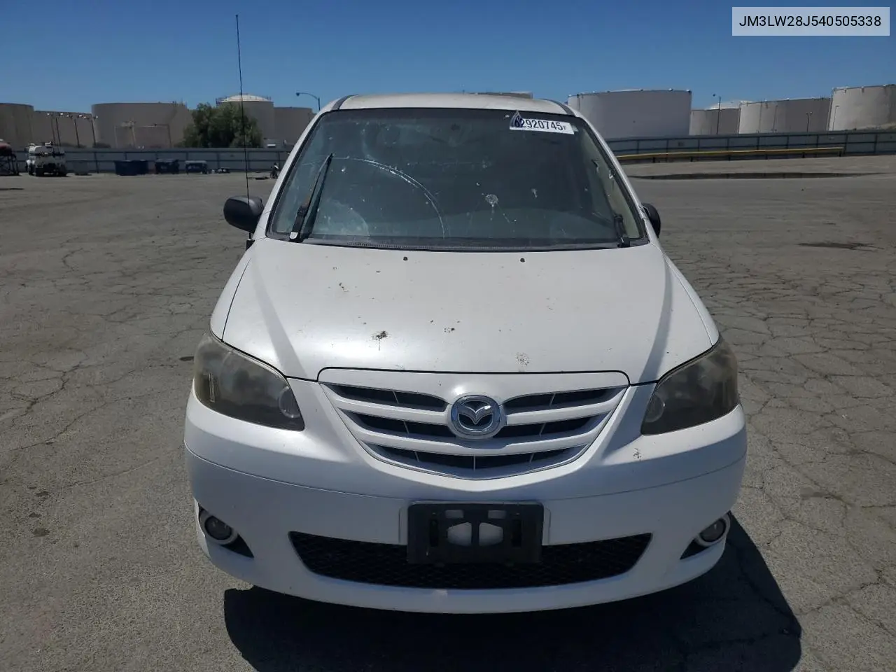 2004 Mazda Mpv Wagon VIN: JM3LW28J540505338 Lot: 62920745