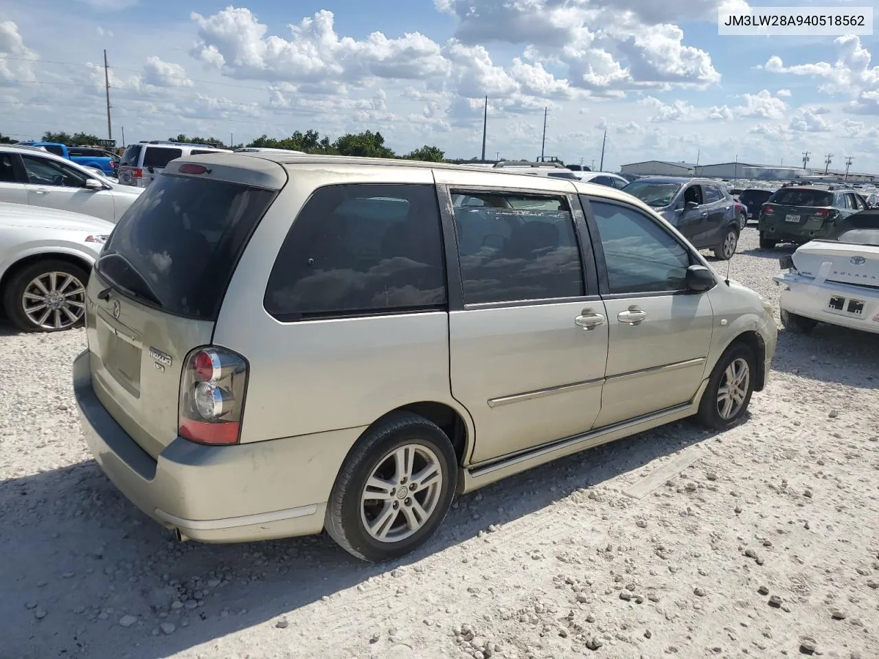 2004 Mazda Mpv Wagon VIN: JM3LW28A940518562 Lot: 82104304