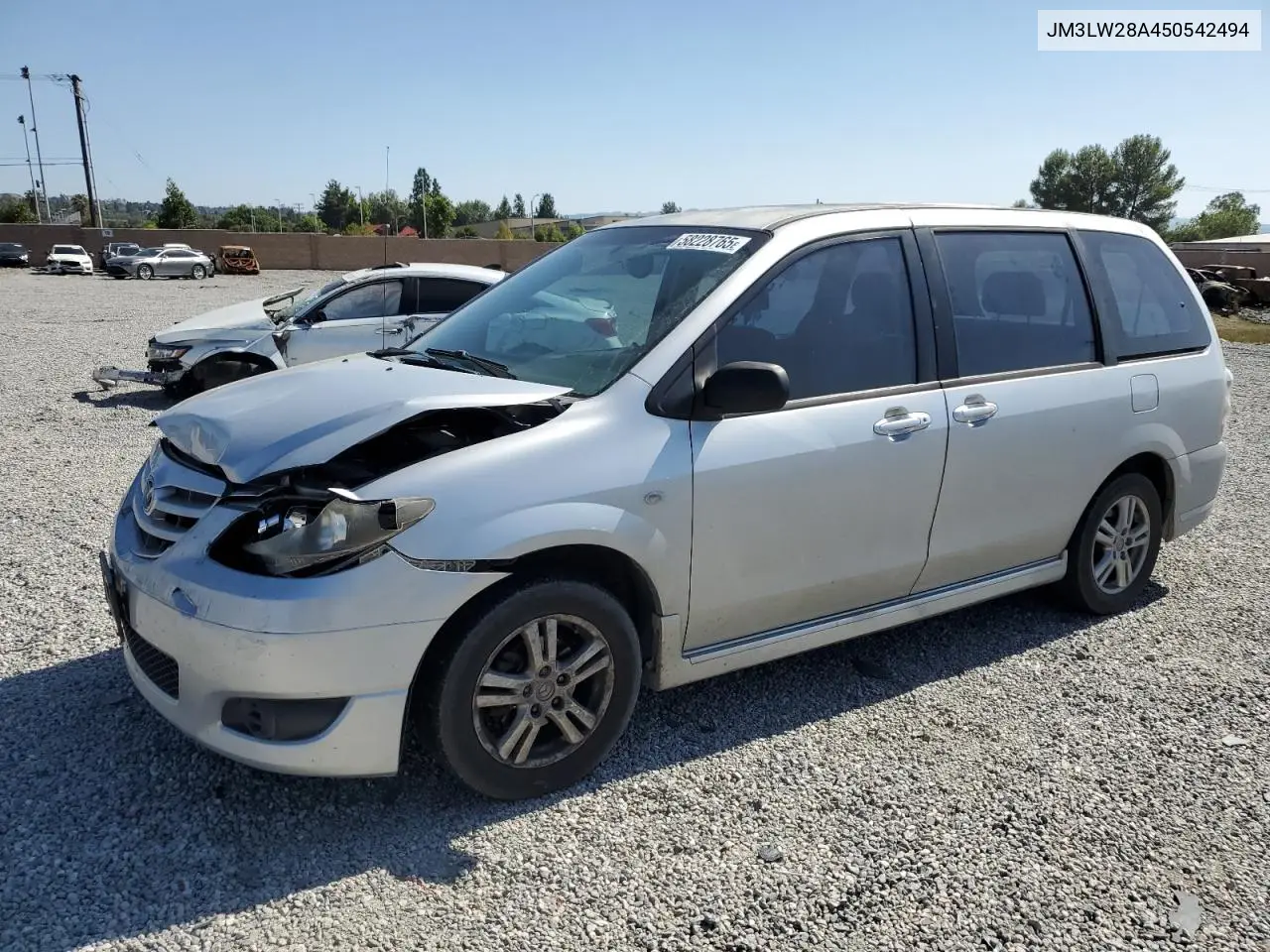 2005 Mazda Mpv Wagon VIN: JM3LW28A450542494 Lot: 58228765