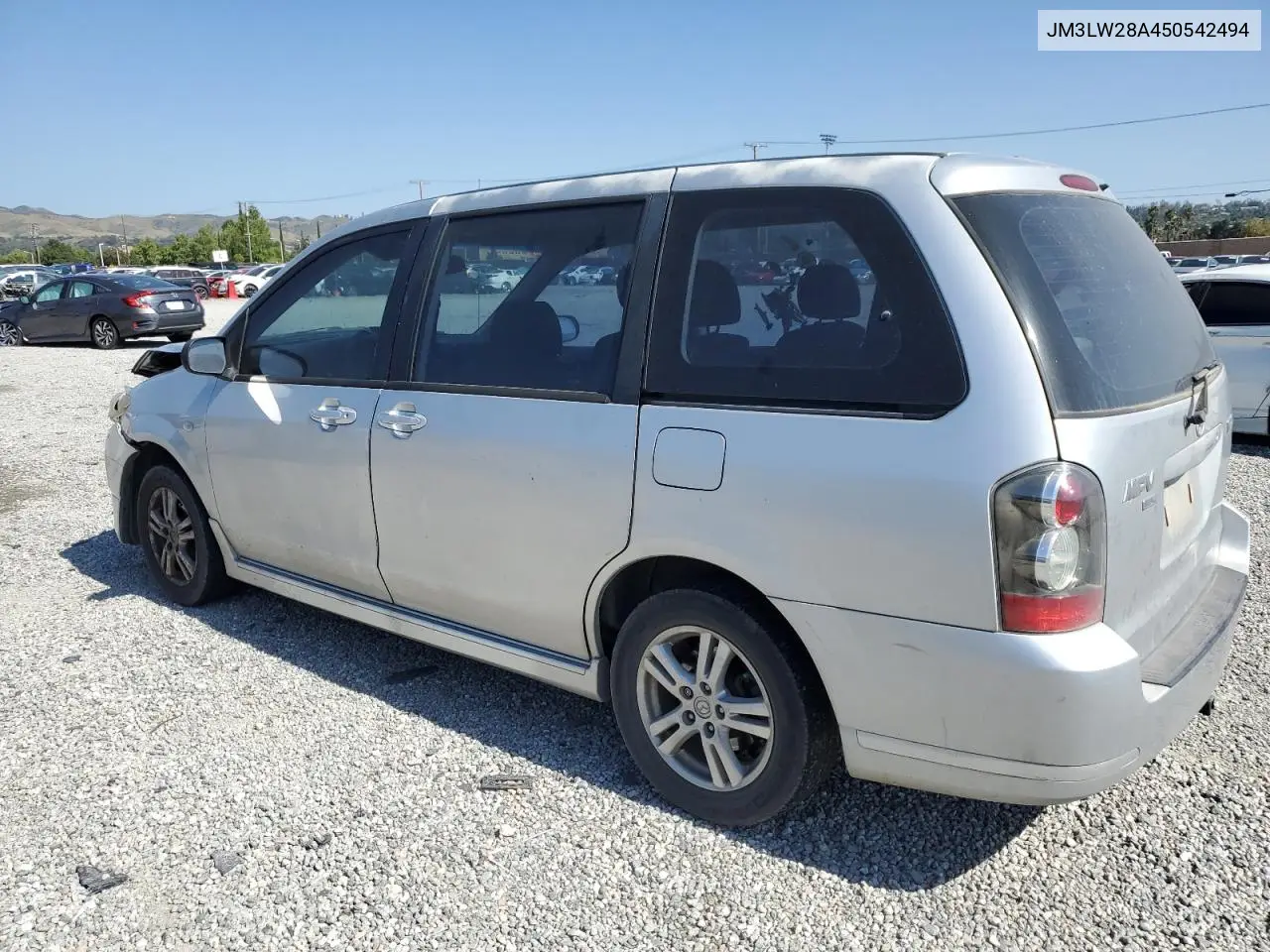 2005 Mazda Mpv Wagon VIN: JM3LW28A450542494 Lot: 58228765