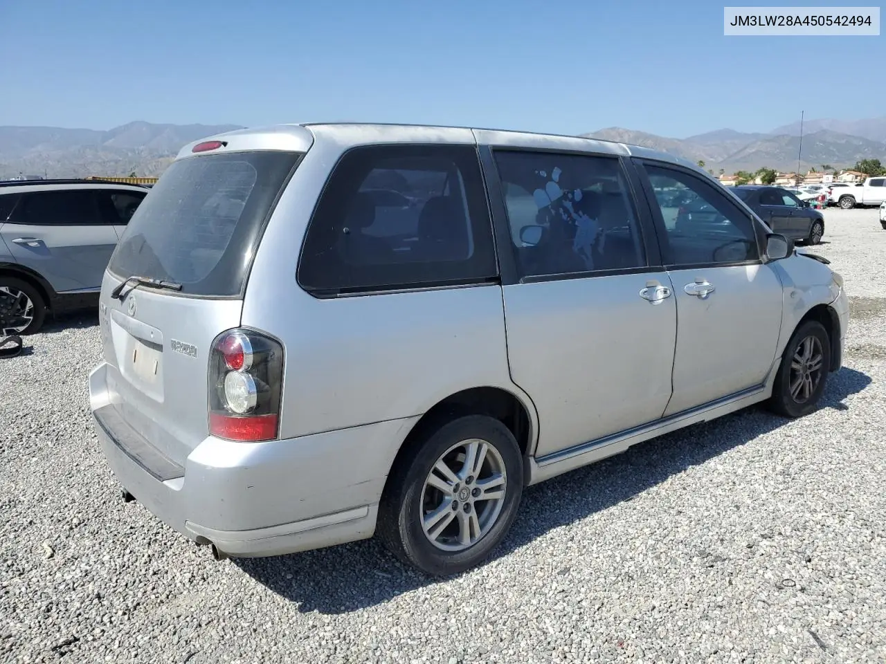 2005 Mazda Mpv Wagon VIN: JM3LW28A450542494 Lot: 58228765