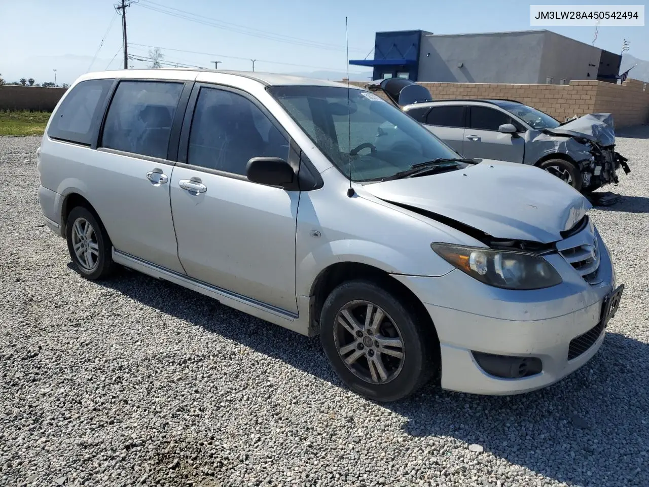 2005 Mazda Mpv Wagon VIN: JM3LW28A450542494 Lot: 58228765