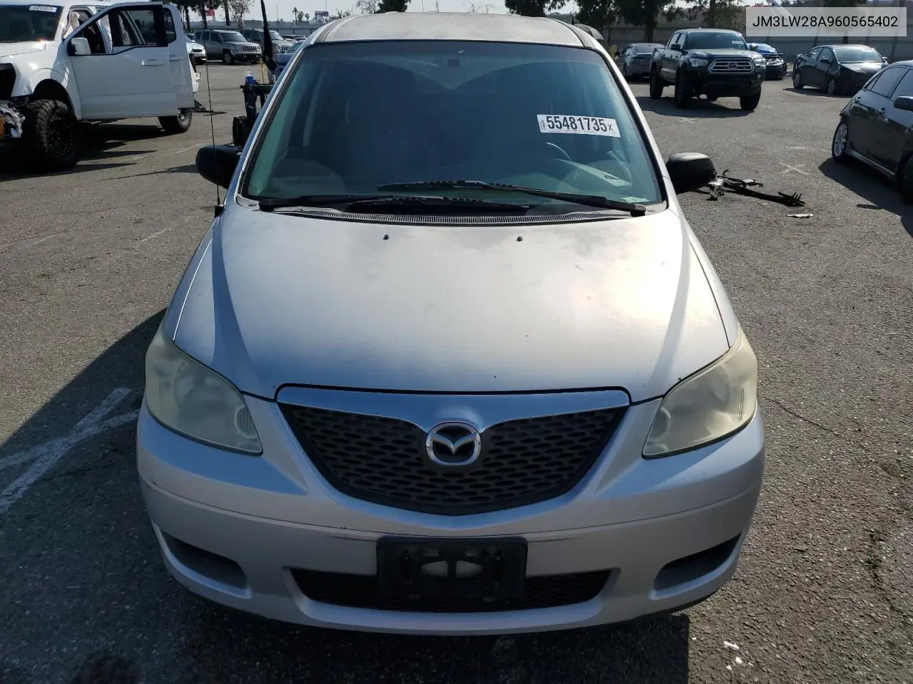 2006 Mazda Mpv Wagon VIN: JM3LW28A960565402 Lot: 55481735