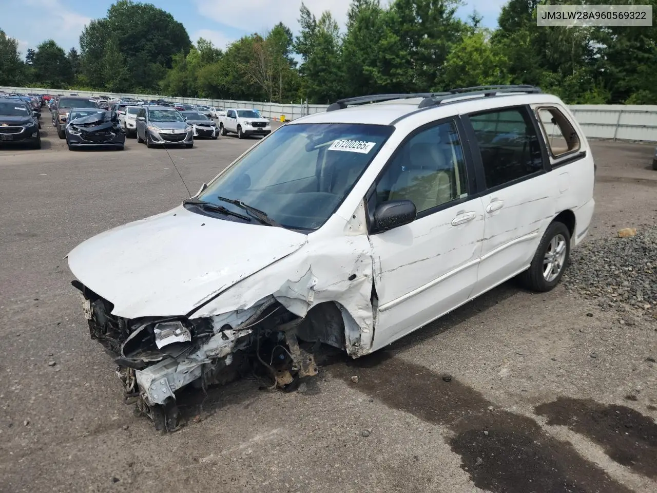 2006 Mazda Mpv Wagon VIN: JM3LW28A960569322 Lot: 61200265