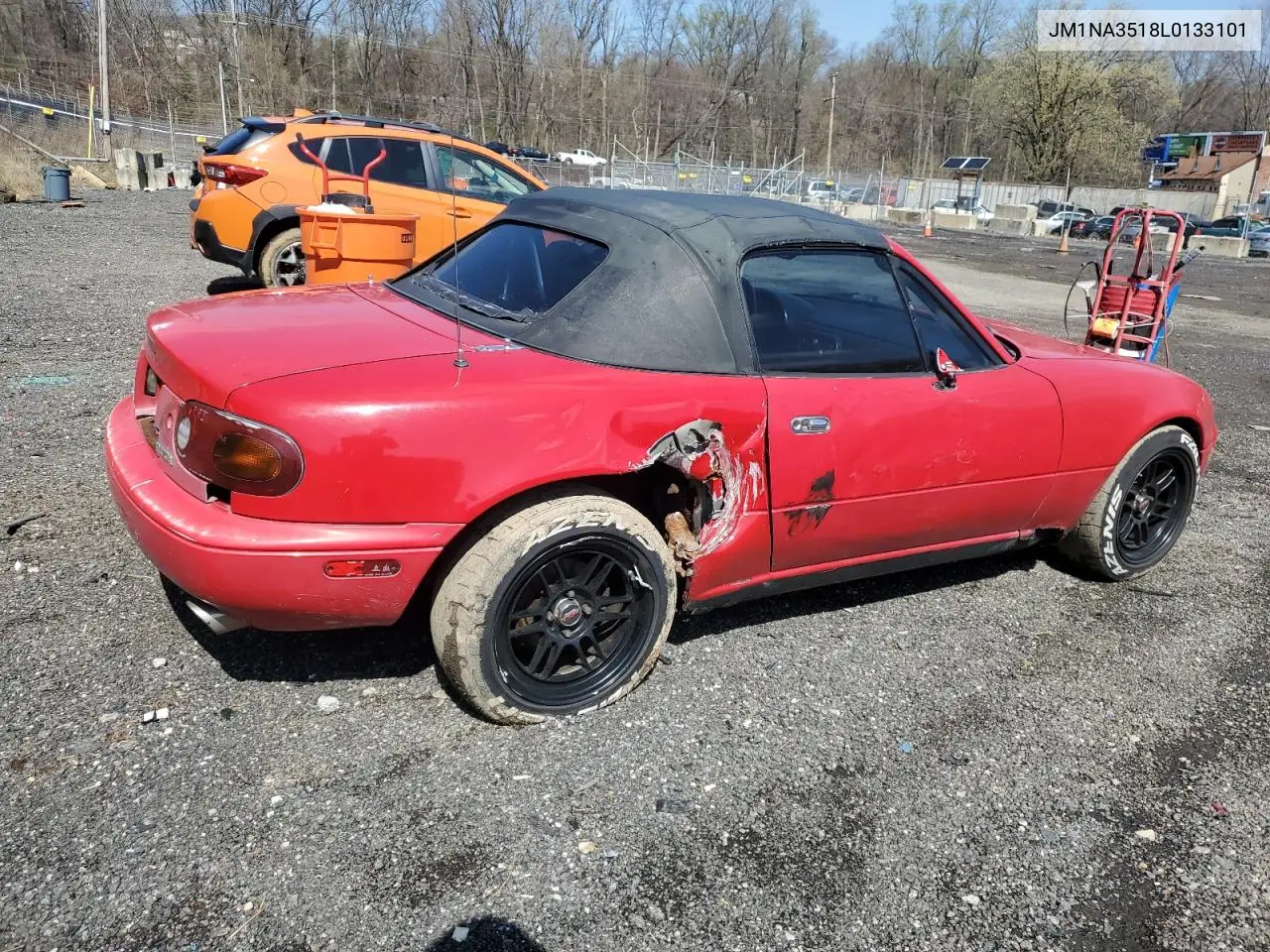 1990 Mazda Mx-5 Miata VIN: JM1NA3518L0133101 Lot: 51526835