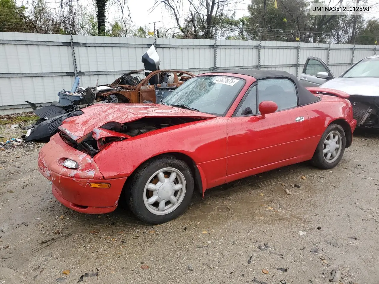 1990 Mazda Mx-5 Miata VIN: JM1NA3512L0125981 Lot: 52803875