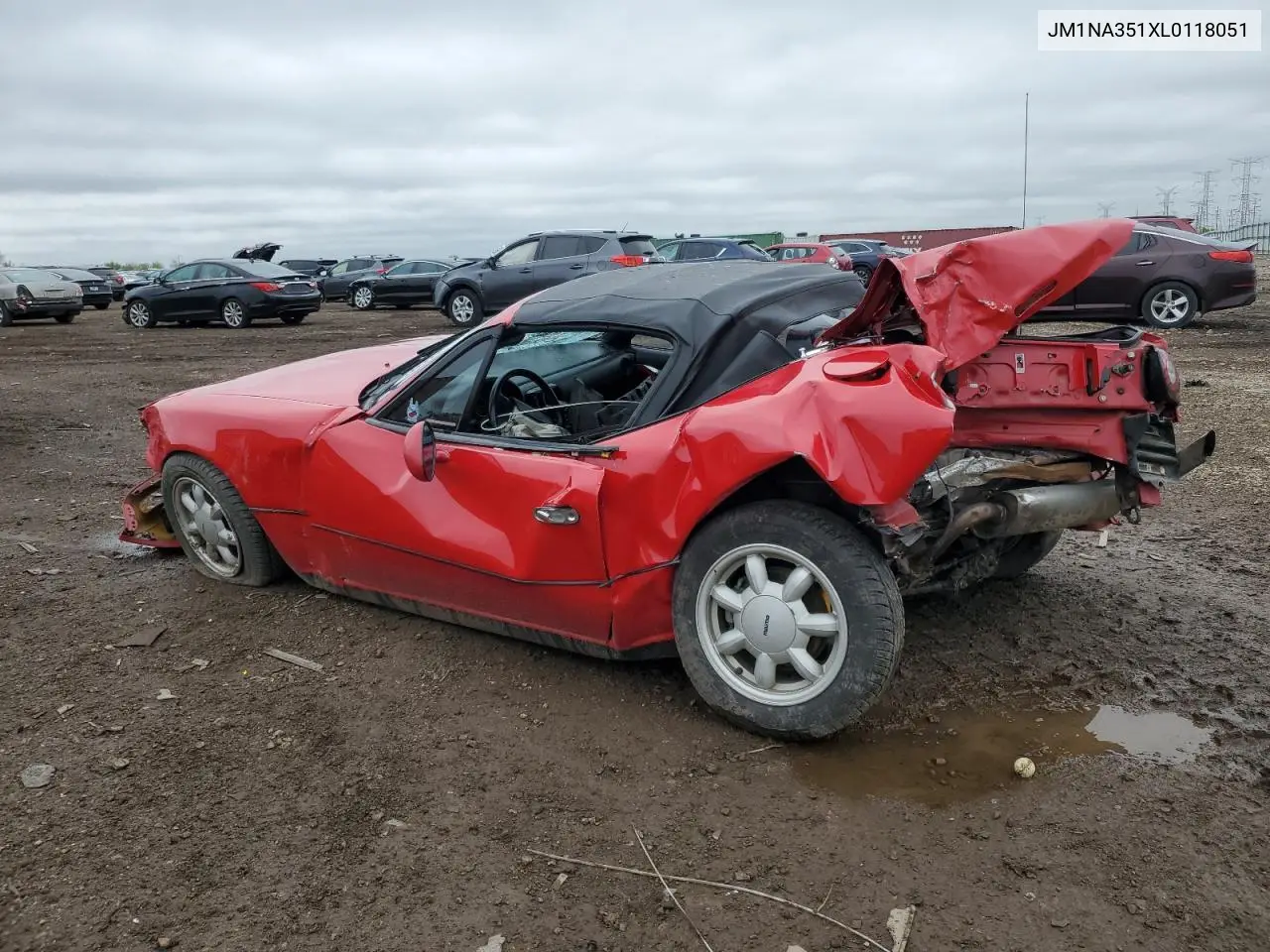 1990 Mazda Mx-5 Miata VIN: JM1NA351XL0118051 Lot: 55583045