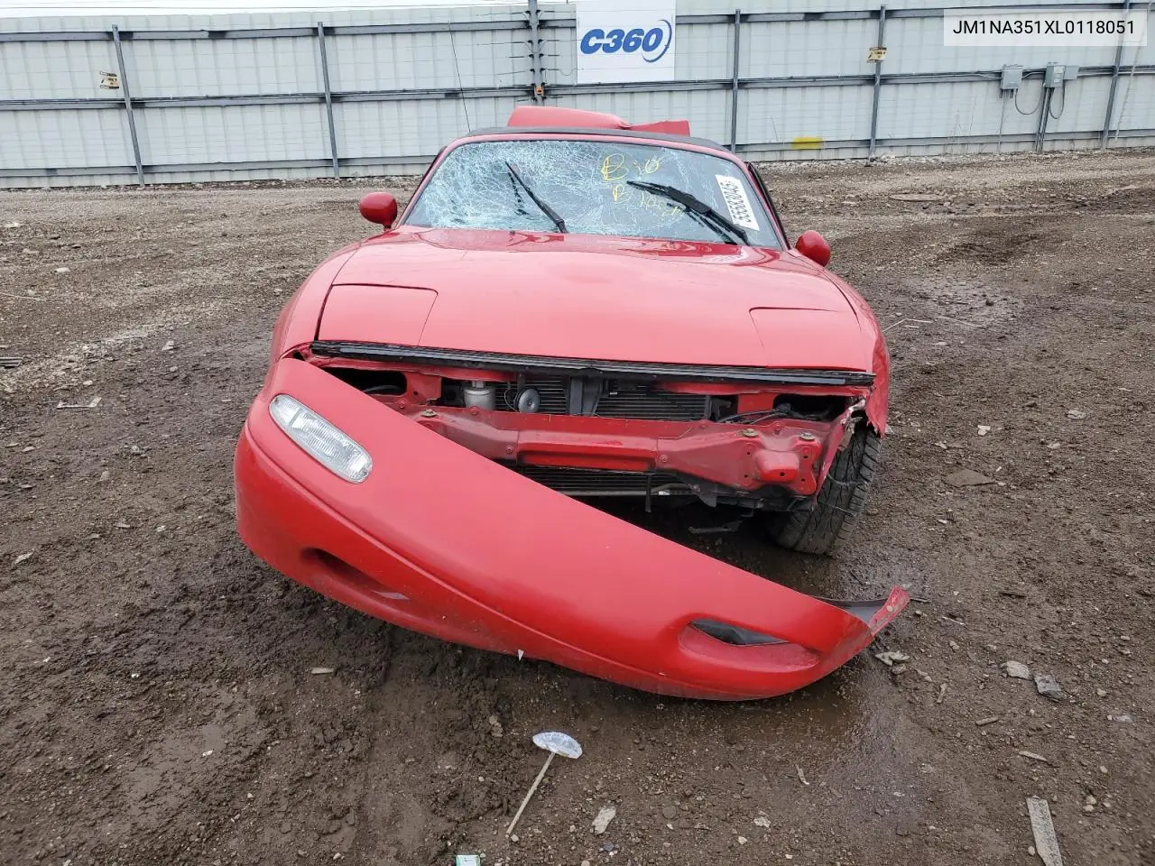 1990 Mazda Mx-5 Miata VIN: JM1NA351XL0118051 Lot: 55583045