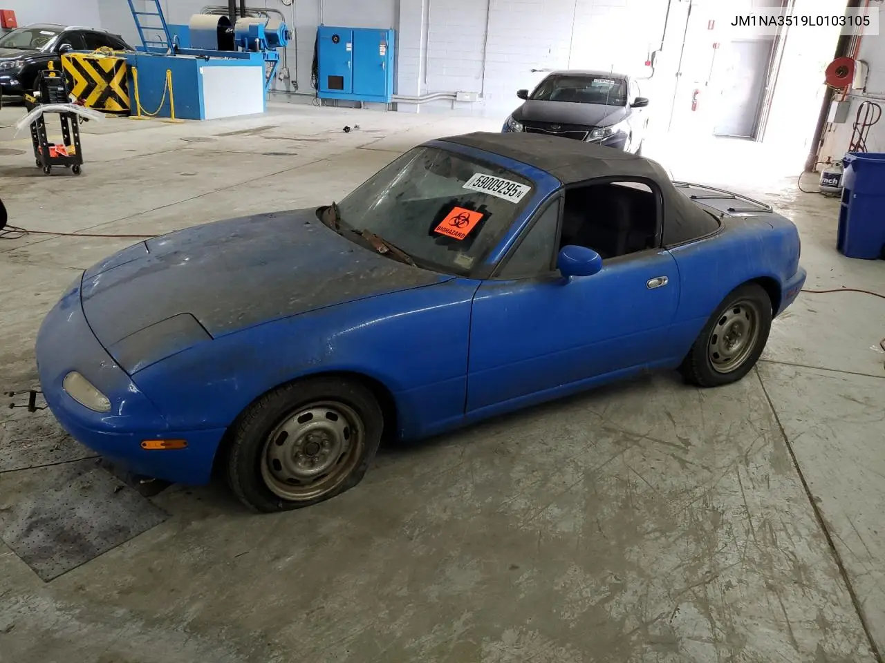 1990 Mazda Mx-5 Miata VIN: JM1NA3519L0103105 Lot: 59009295