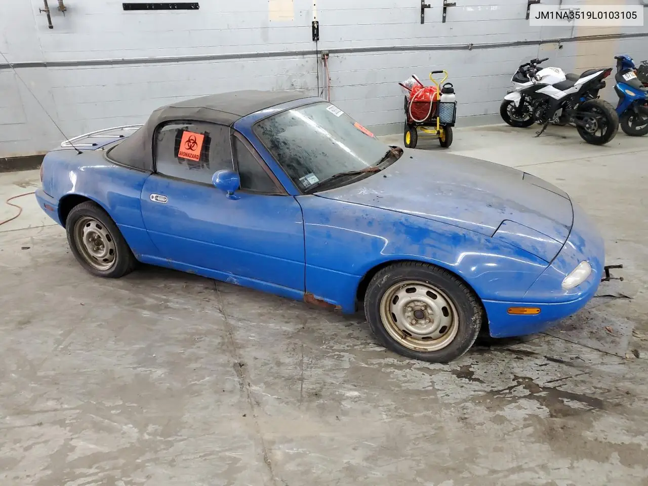 1990 Mazda Mx-5 Miata VIN: JM1NA3519L0103105 Lot: 59009295