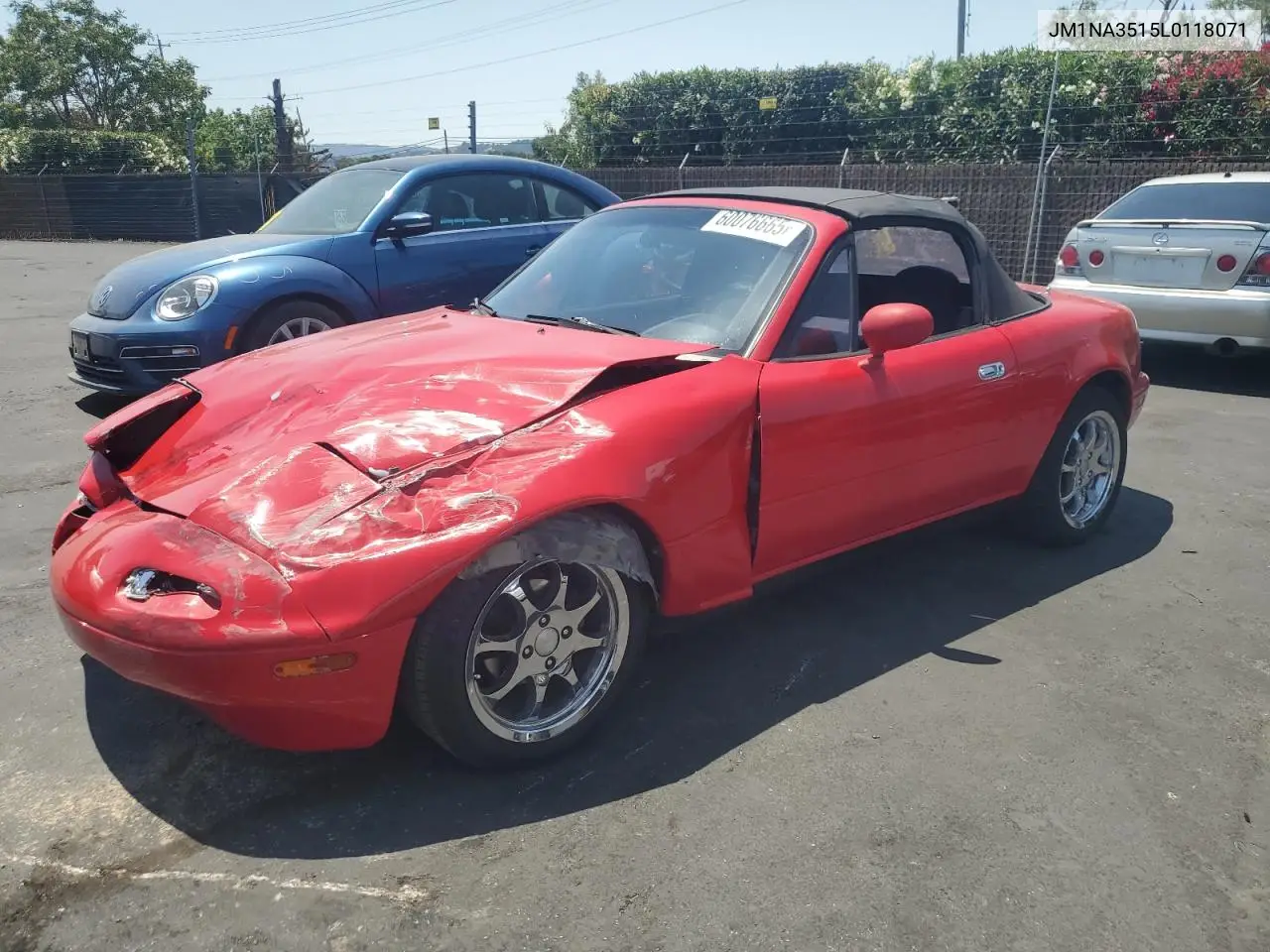 1990 Mazda Mx-5 Miata VIN: JM1NA3515L0118071 Lot: 60076665