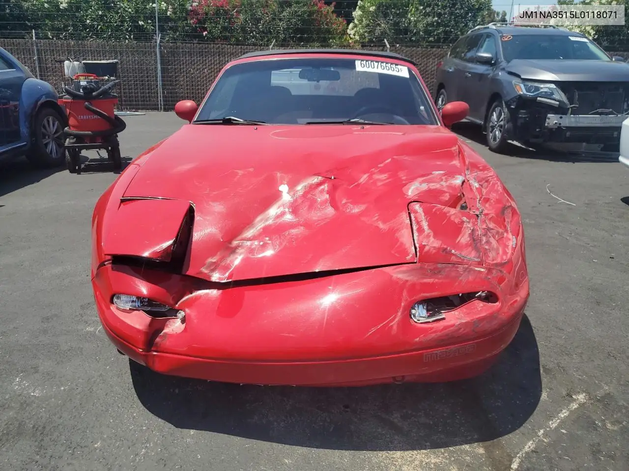 1990 Mazda Mx-5 Miata VIN: JM1NA3515L0118071 Lot: 60076665