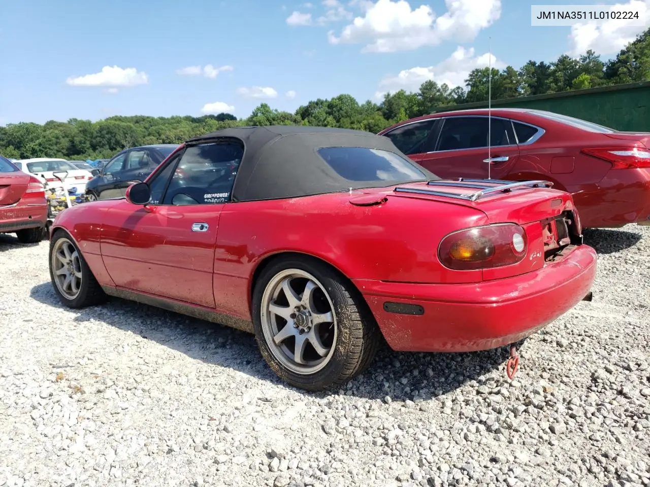 1990 Mazda Mx-5 Miata VIN: JM1NA3511L0102224 Lot: 62934345