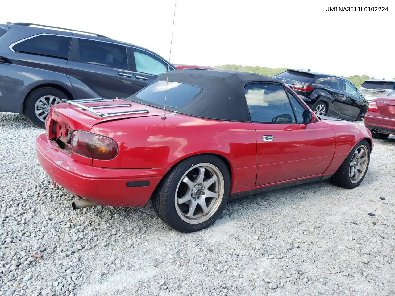 1990 Mazda Mx-5 Miata VIN: JM1NA3511L0102224 Lot: 62934345