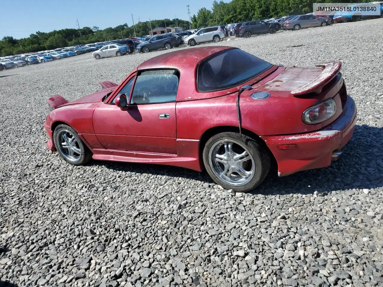 1990 Mazda Mx-5 Miata VIN: JM1NA3515L0138840 Lot: 63144735