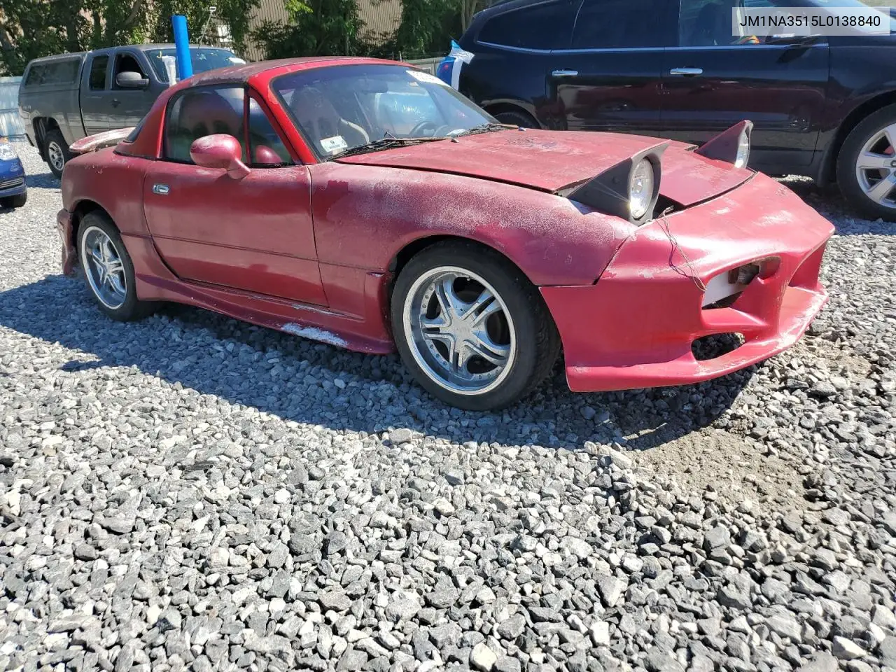 1990 Mazda Mx-5 Miata VIN: JM1NA3515L0138840 Lot: 63144735