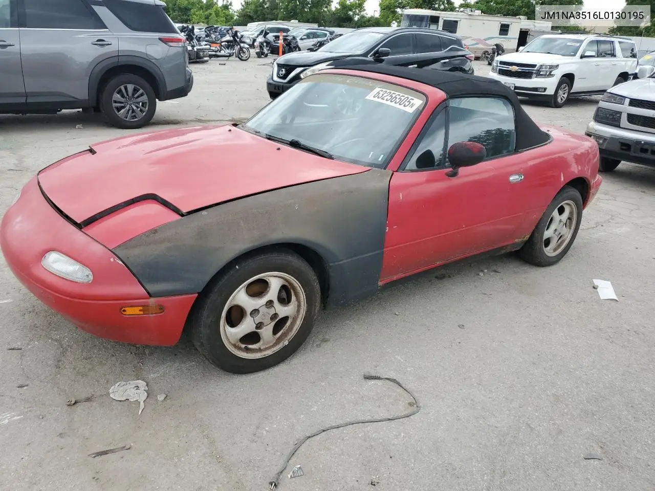 1990 Mazda Mx-5 Miata VIN: JM1NA3516L0130195 Lot: 63256505