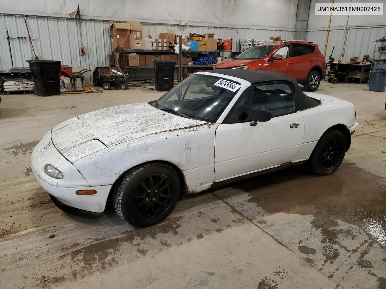 1991 Mazda Mx-5 Miata VIN: JM1NA3518M0207425 Lot: 54249555