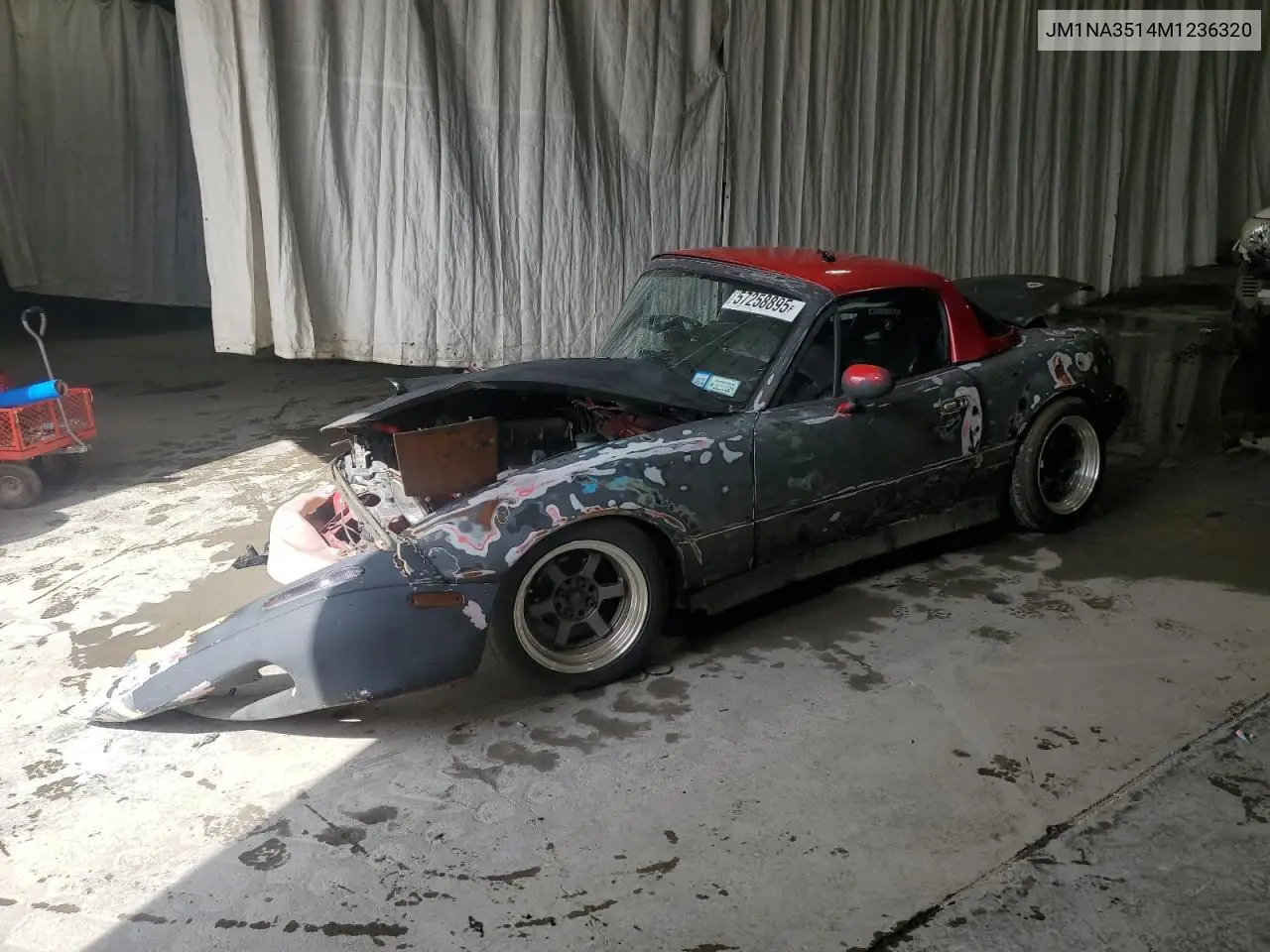 1991 Mazda Mx-5 Miata VIN: JM1NA3514M1236320 Lot: 57258895