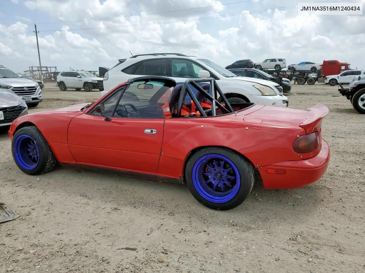 1991 Mazda Mx-5 Miata VIN: JM1NA3516M1240434 Lot: 61733575
