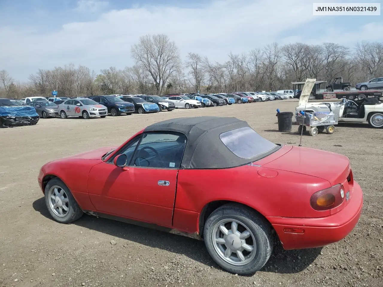 1992 Mazda Mx-5 Miata VIN: JM1NA3516N0321439 Lot: 52310095