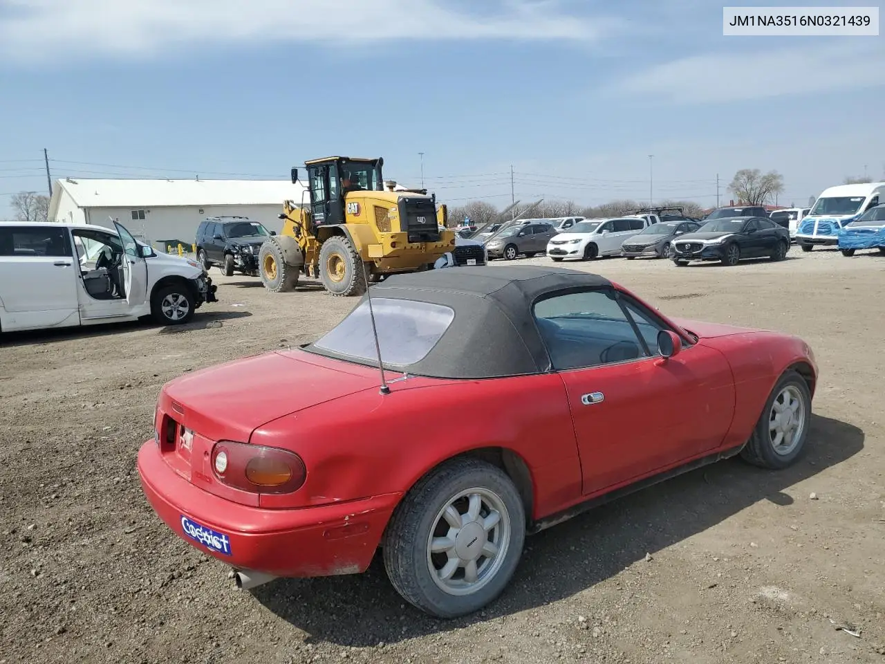 1992 Mazda Mx-5 Miata VIN: JM1NA3516N0321439 Lot: 52310095