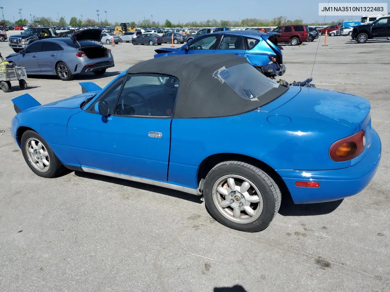 1992 Mazda Mx-5 Miata VIN: JM1NA3510N1322483 Lot: 53338315