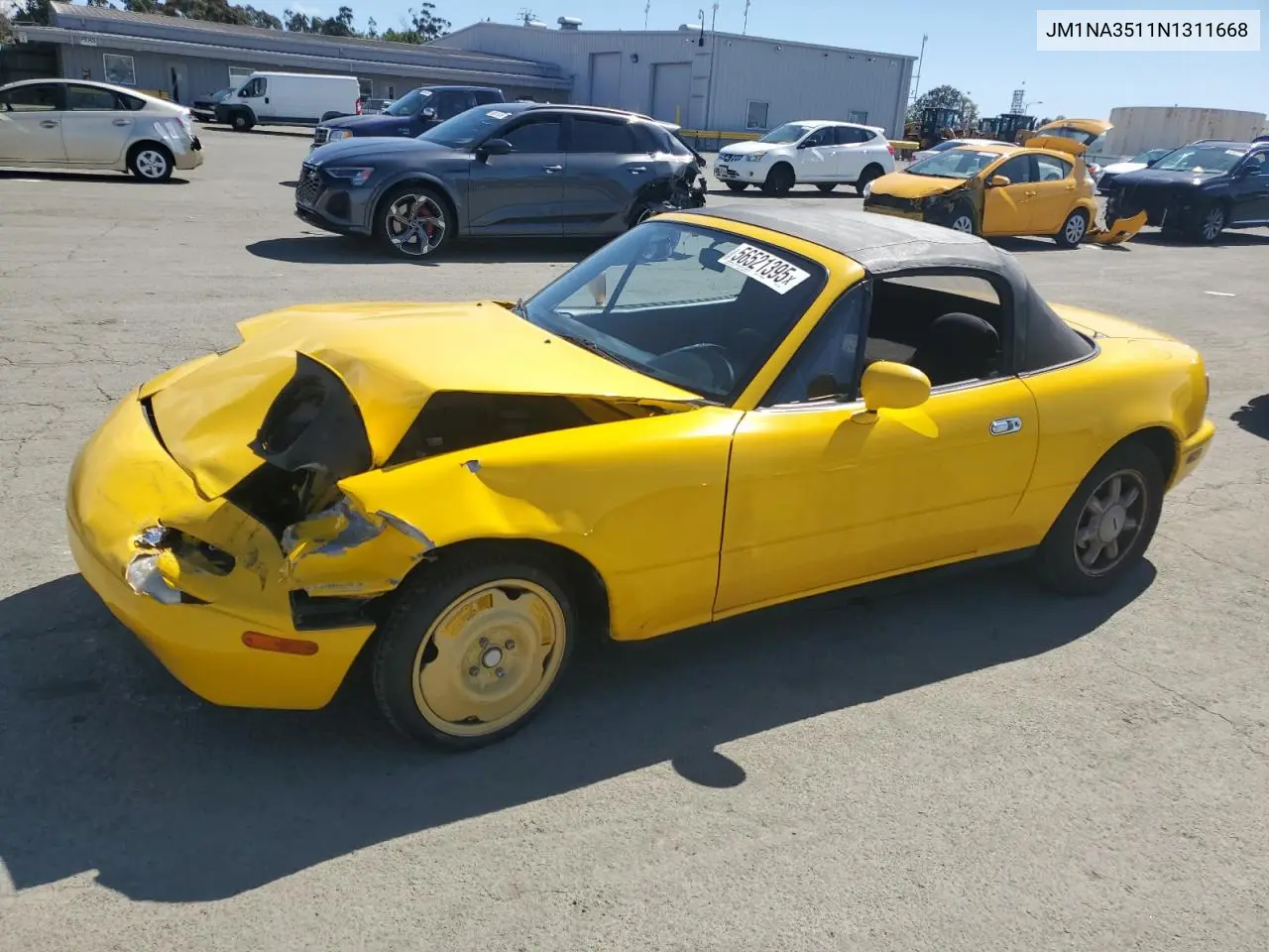 1992 Mazda Mx-5 Miata VIN: JM1NA3511N1311668 Lot: 56521395