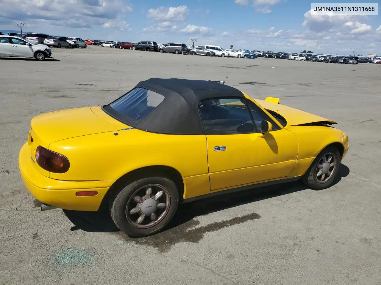 1992 Mazda Mx-5 Miata VIN: JM1NA3511N1311668 Lot: 56521395