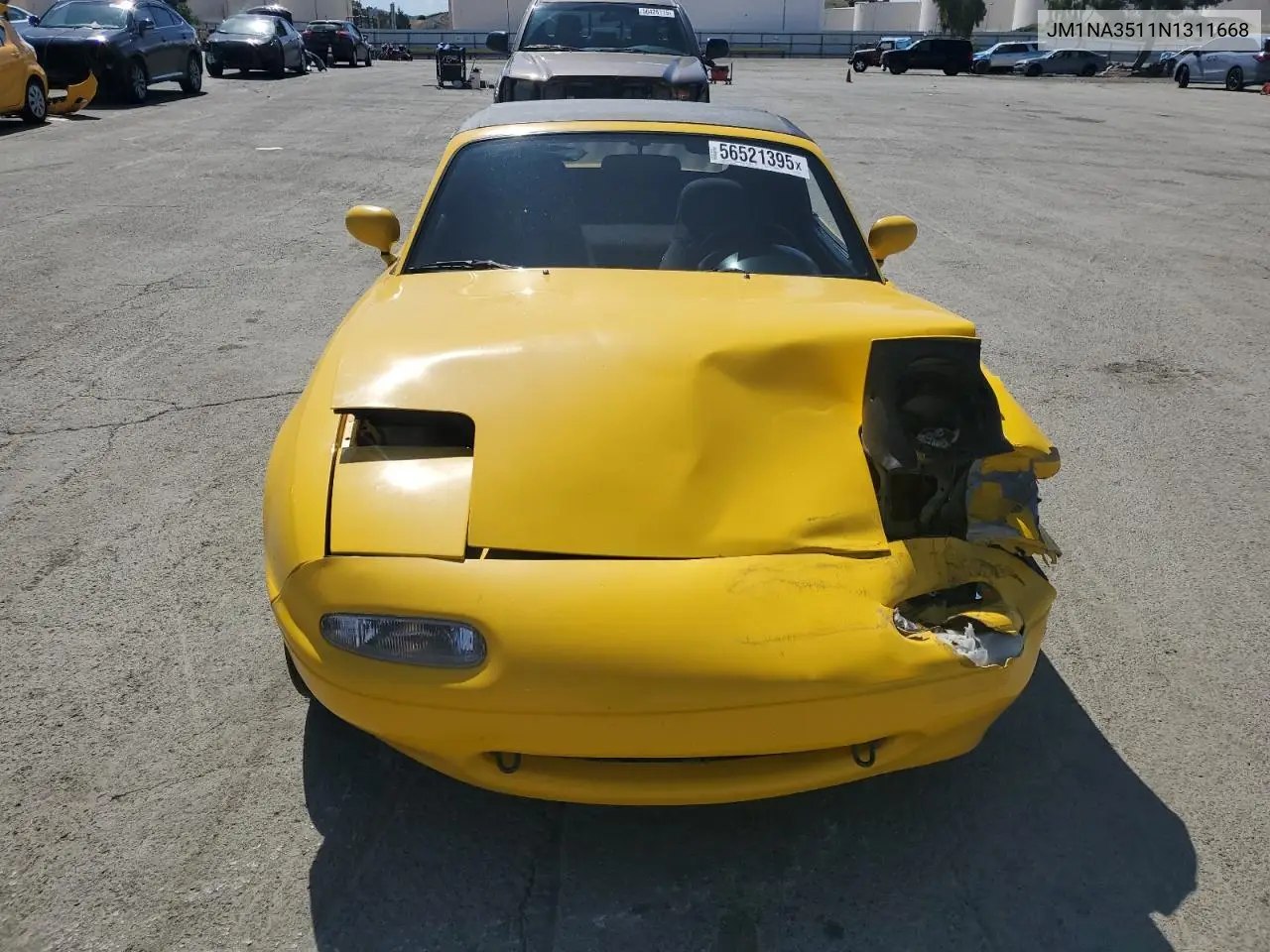 1992 Mazda Mx-5 Miata VIN: JM1NA3511N1311668 Lot: 56521395