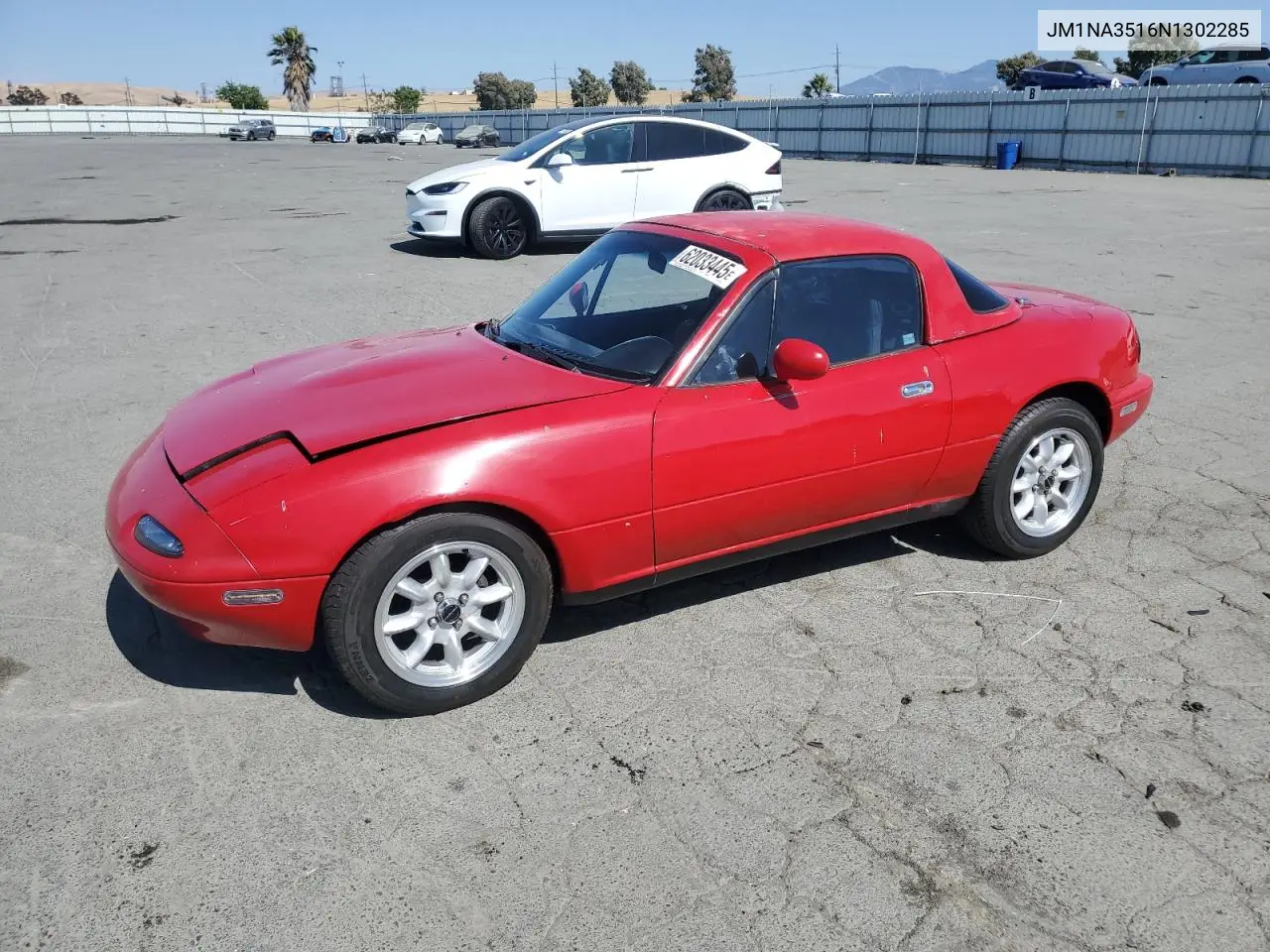1992 Mazda Mx-5 Miata VIN: JM1NA3516N1302285 Lot: 62033445