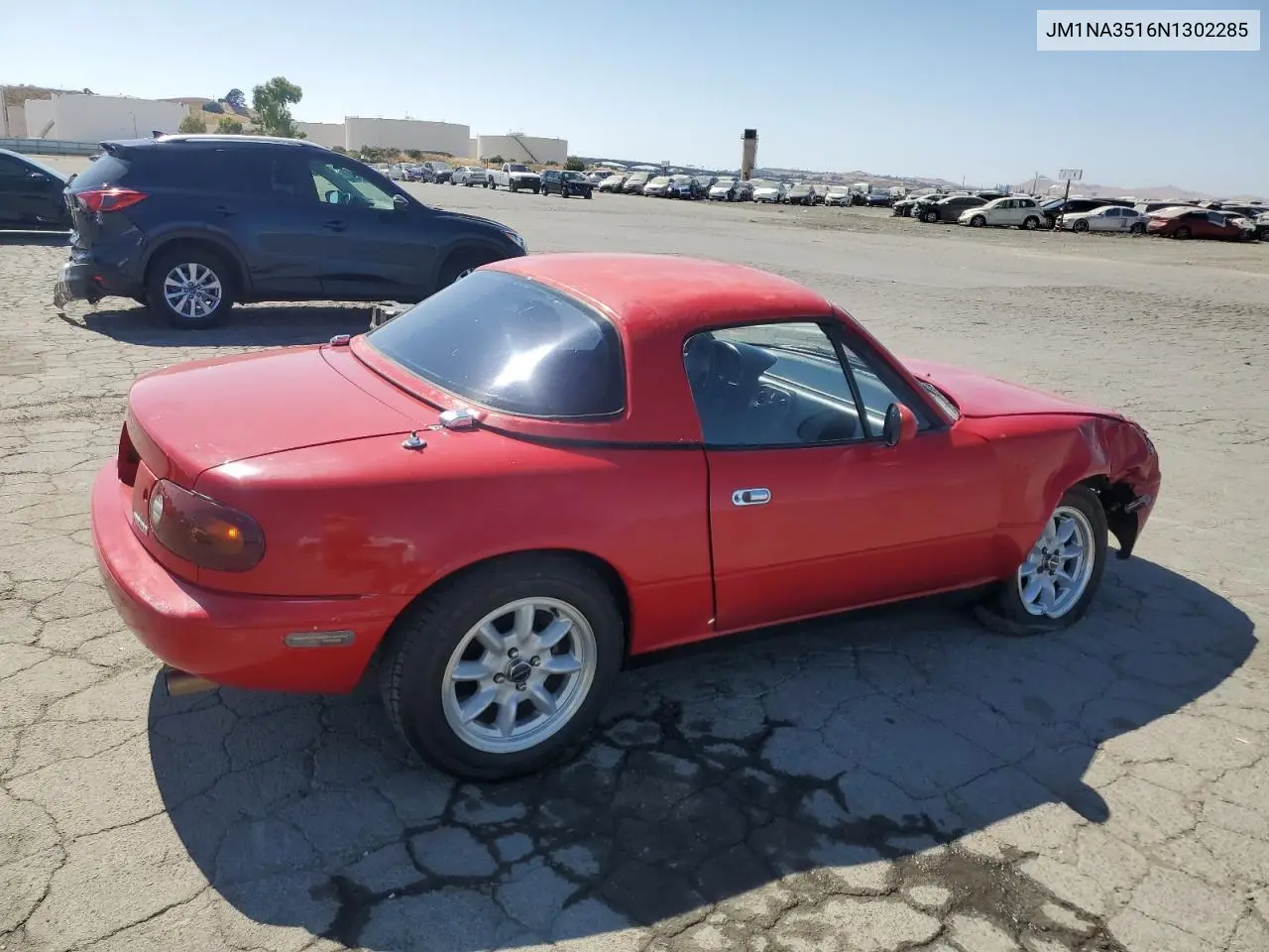 1992 Mazda Mx-5 Miata VIN: JM1NA3516N1302285 Lot: 62033445